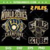 Milwaukee Brewers 2026 World Series Champions SVG, 2 Files Brewers WS Championship SVG PNG Milwaukee Brewers 2026 World Series Champions SVG, 2 Files Brewers WS Championship SVG PNG