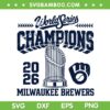 Brewers World Series Champions 2026 SVG, Milwaukee Brewers Base Trophy MLB SVG PNG Brewers World Series Champions 2026 SVG, Milwaukee Brewers Base Trophy MLB SVG PNG