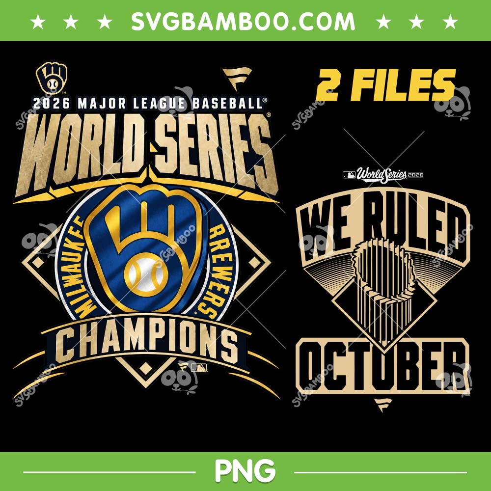 Brewers World Series Champions PNG, Milwaukee Brewers 2026 WS Championship PNG Brewers World Series Champions PNG, Milwaukee Brewers 2026 WS Championship PNG