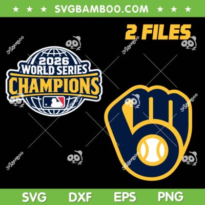 Brewers Black 2026 World Series Champions SVG PNG, Milwaukee Football Champs Logo SVG Brewers Black 2026 World Series Champions SVG PNG, Milwaukee Football Champs Logo SVG