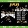 Brewers World Series 2026 Championship SVG PNG, Milwaukee Brewers WS Champions SVG Brewers World Series 2026 Championship SVG PNG, Milwaukee Brewers WS Champions SVG