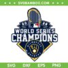 Brewers World Series Champions SVG PNG, Milwaukee Brewers Championship 2026 SVG