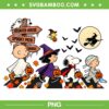 Peanuts Abbey Road PNG, Halloween Snoopy and Friends Trick or Treat Crossing PNG
