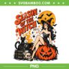 Season Of The Witch Comfort Colors PNG, Pin Up Witch Graphic PNG