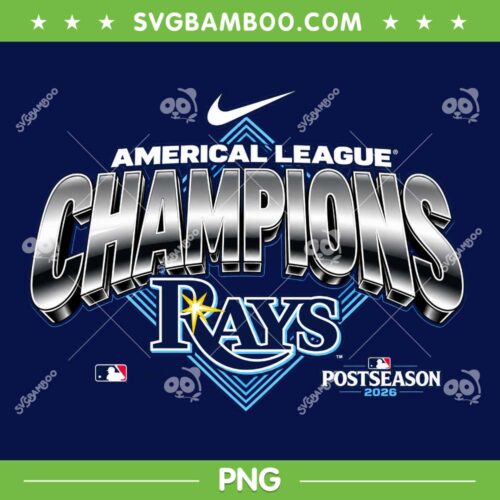 Tampa Bay Rays 2026 Champions PNG, Americal League Rays Champions PNG