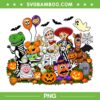 Toy Story Characters Halloween Spooky PNG, Cute Toy Story Halloween Costume PNG