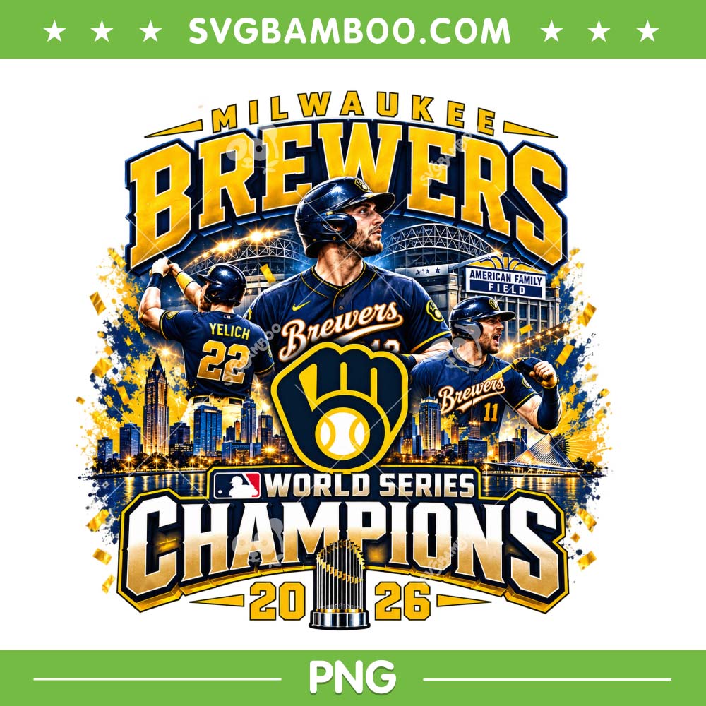 World Series 2026 Brewers Champions PNG, Milwaukee Baseball 2026 One Team One Dream PNG World Series 2026 Brewers Champions PNG, Milwaukee Baseball 2026 One Team One Dream PNG